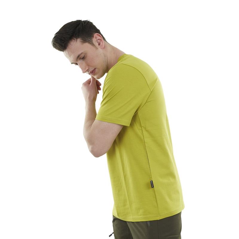 Alpinist Lucid Erkek T-shirt Limon Yeşili