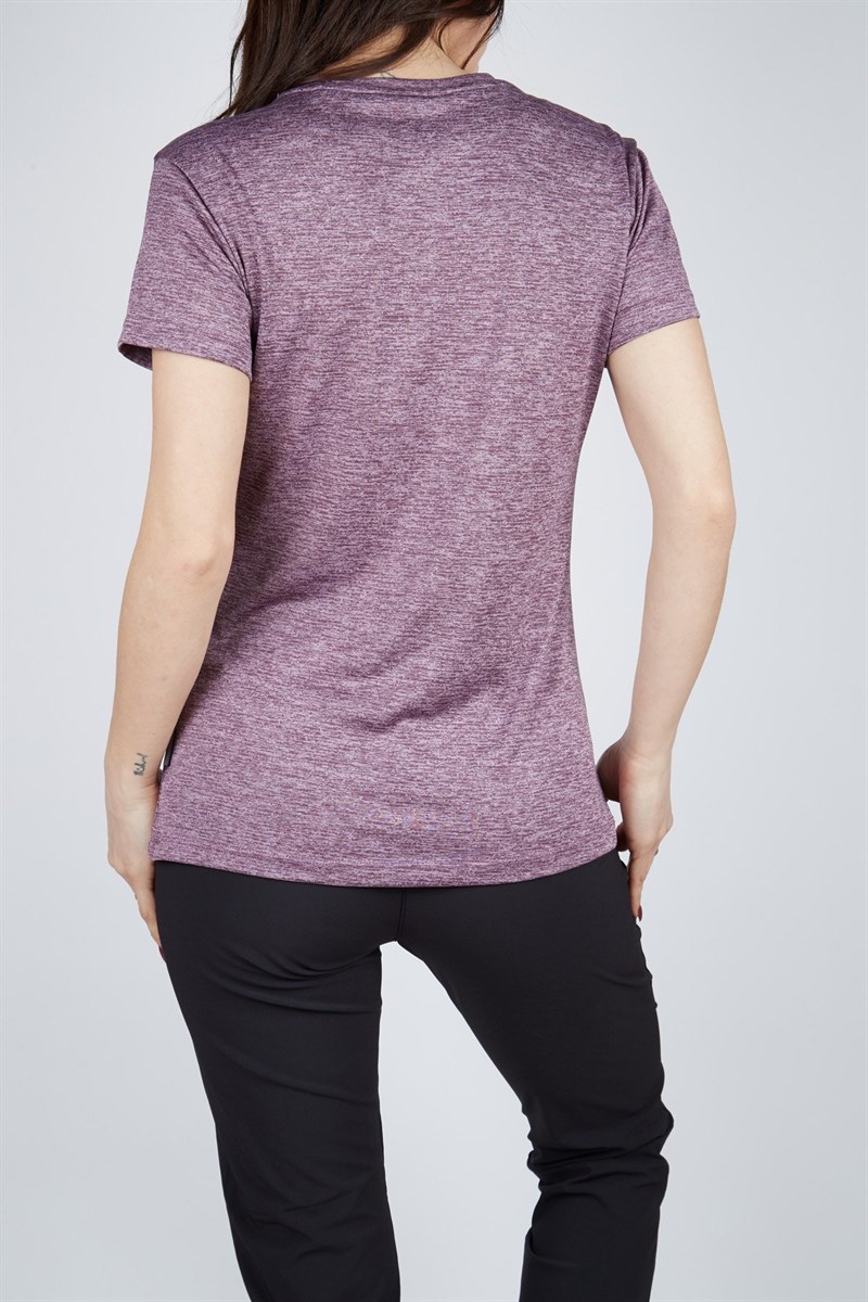 Alpinist Lumi Kadın T-Shirt Eflatun