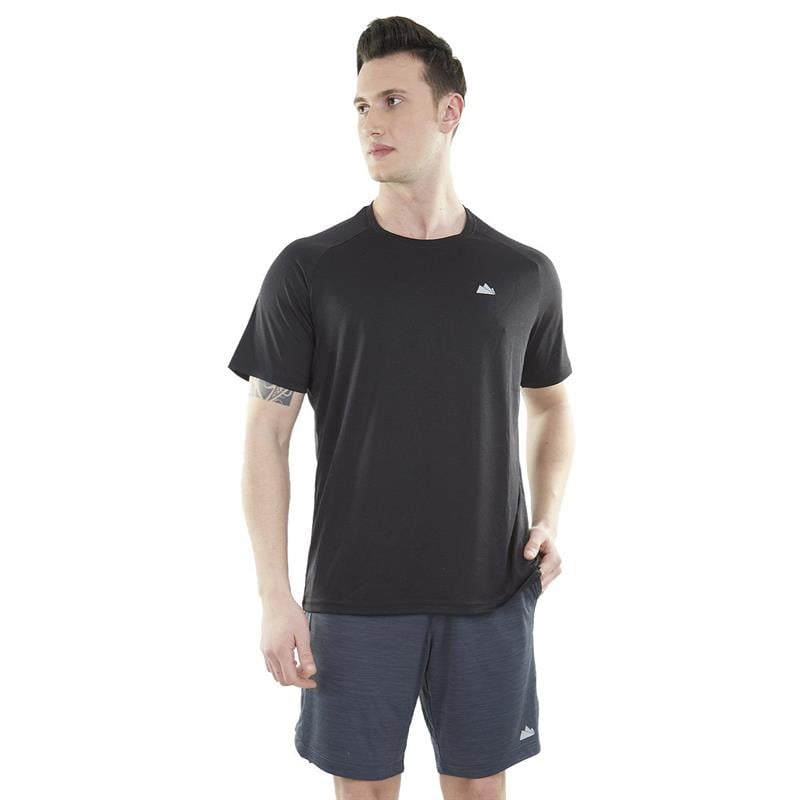Alpinist Mission Ultra Dry Erkek T-Shirt Siyah