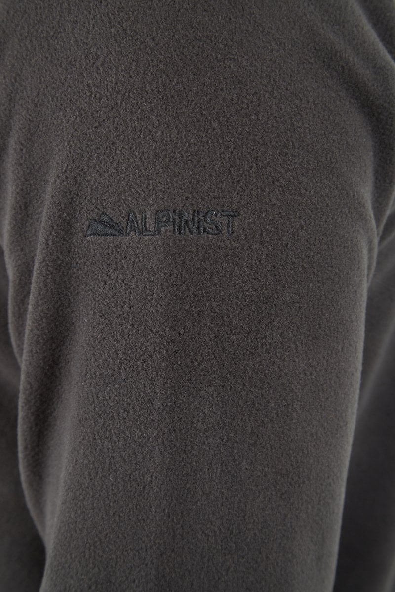 Alpinist Motus Tam Fermuarlı Polar Antrasit