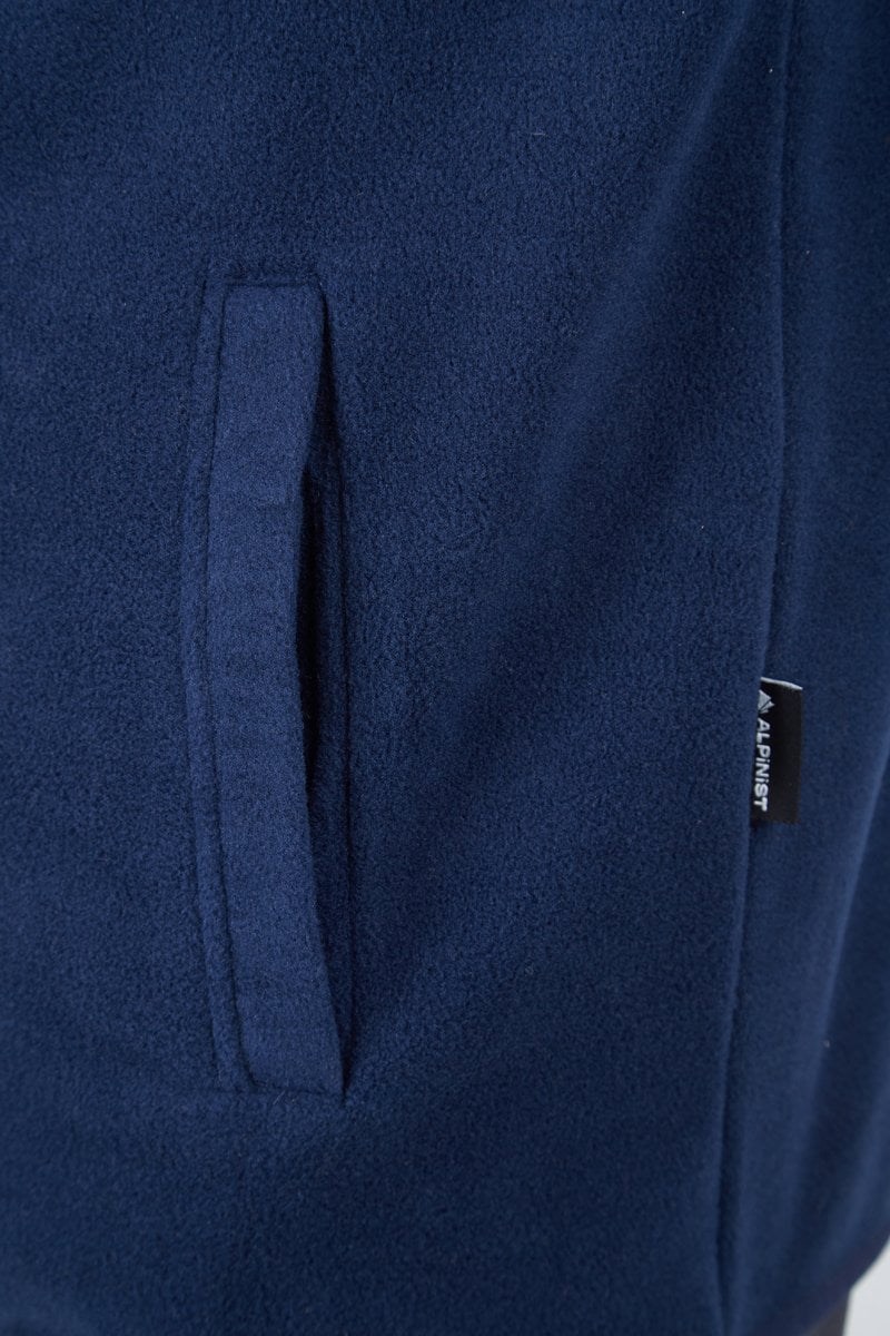 Alpinist Motus Tam Fermuarlı Polar Indigo