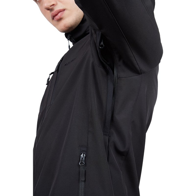 Alpinist Peak Softshell Erkek Outdoor Mont Siyah