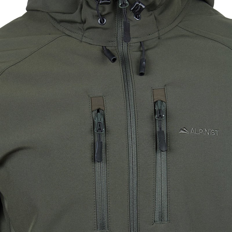 Alpinist Peak Softshell Erkek Outdoor Mont Haki