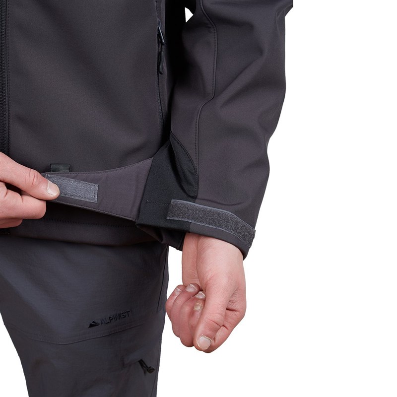 Alpinist Peak Softshell Erkek Outdoor Mont Antrasit