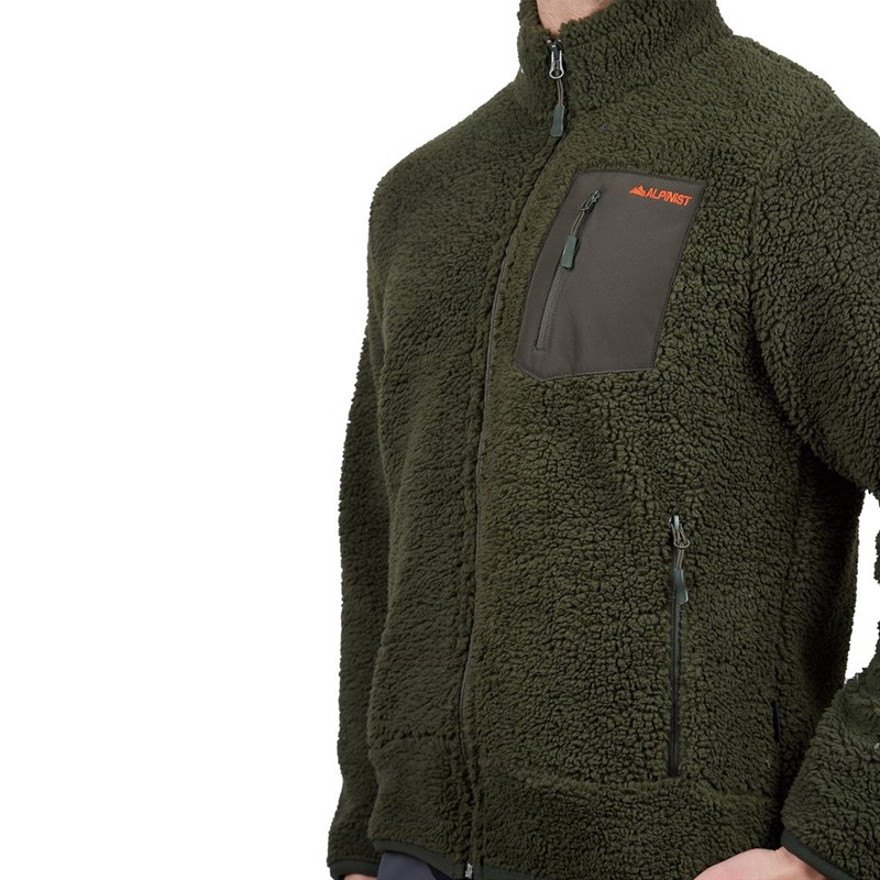 Alpinist Plus Teddy Erkek Polar Mont Haki