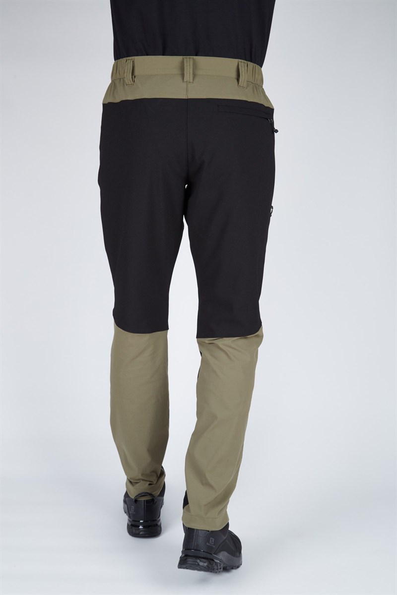Alpinist Rugged Flex Erkek Pantolon Haki-Siyah