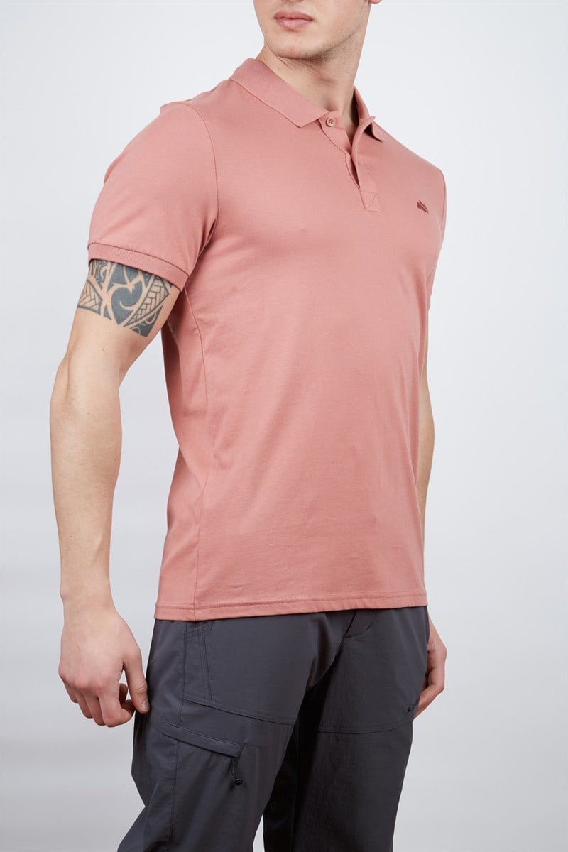 Alpinist Stratus Erkek Polo T-Shirt Gül Kurusu