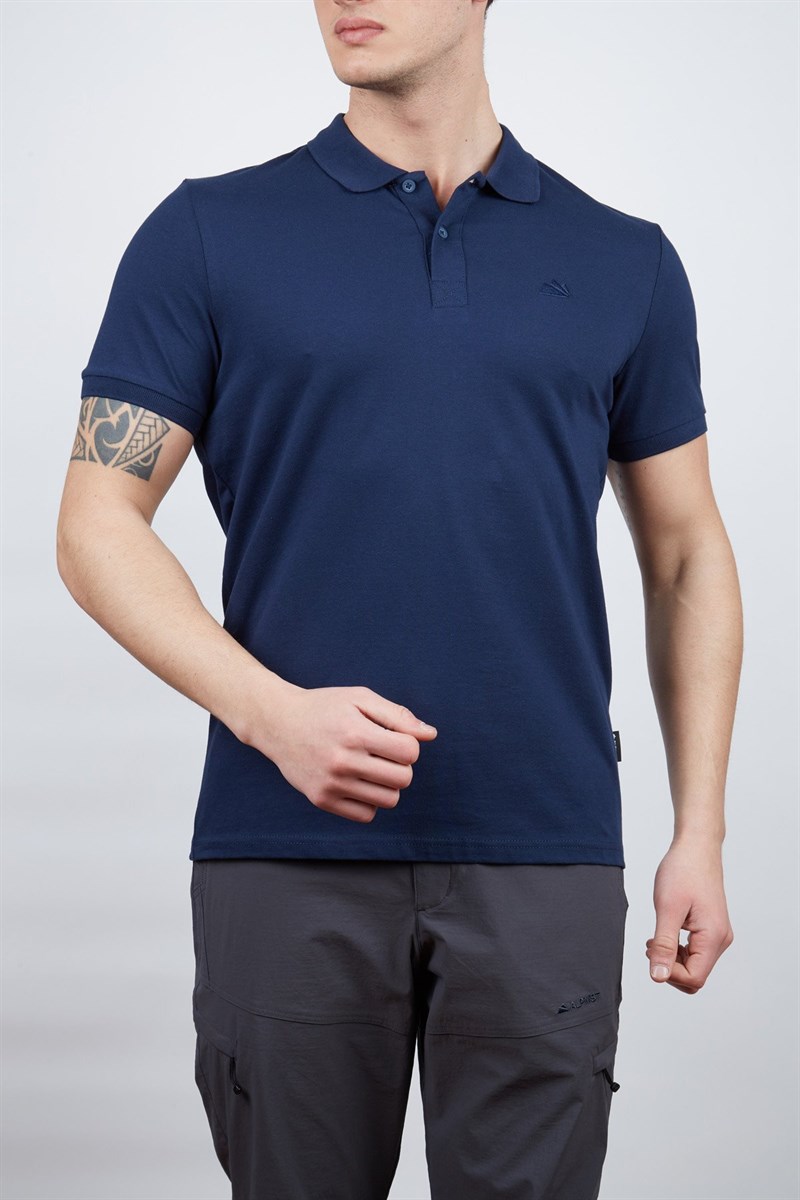Alpinist Stratus Erkek Polo T-Shirt Indigo