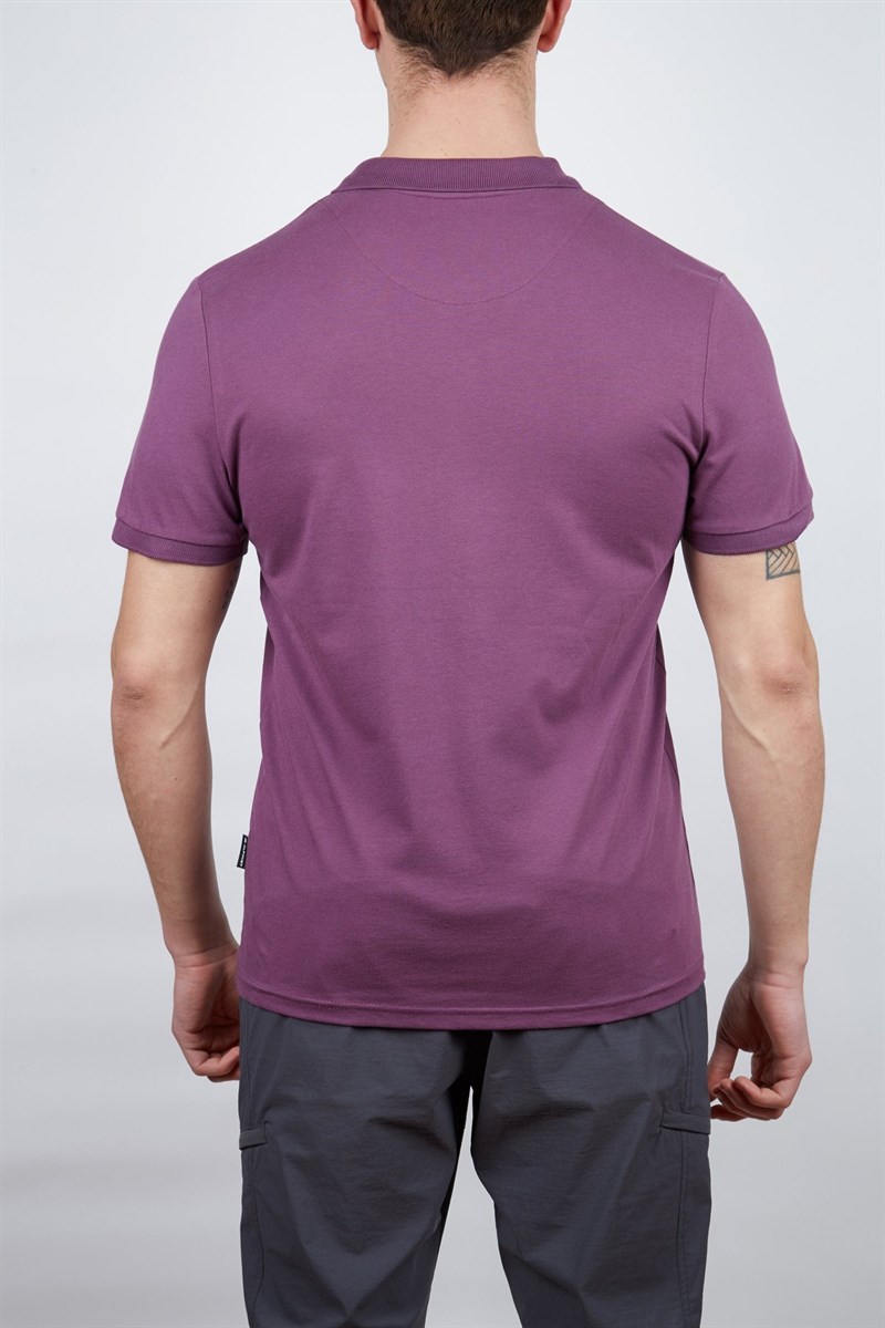 Alpinist Stratus Erkek Polo T-Shirt Mürdüm