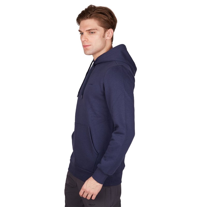 Alpinist Stream Erkek Kapşonlu Sweat Lacivert