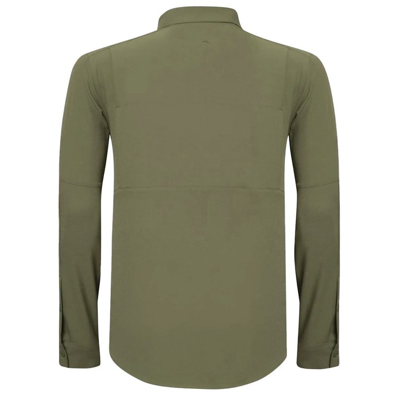 Alpinist Tegus Uzun Kollu Erkek Gömlek Haki