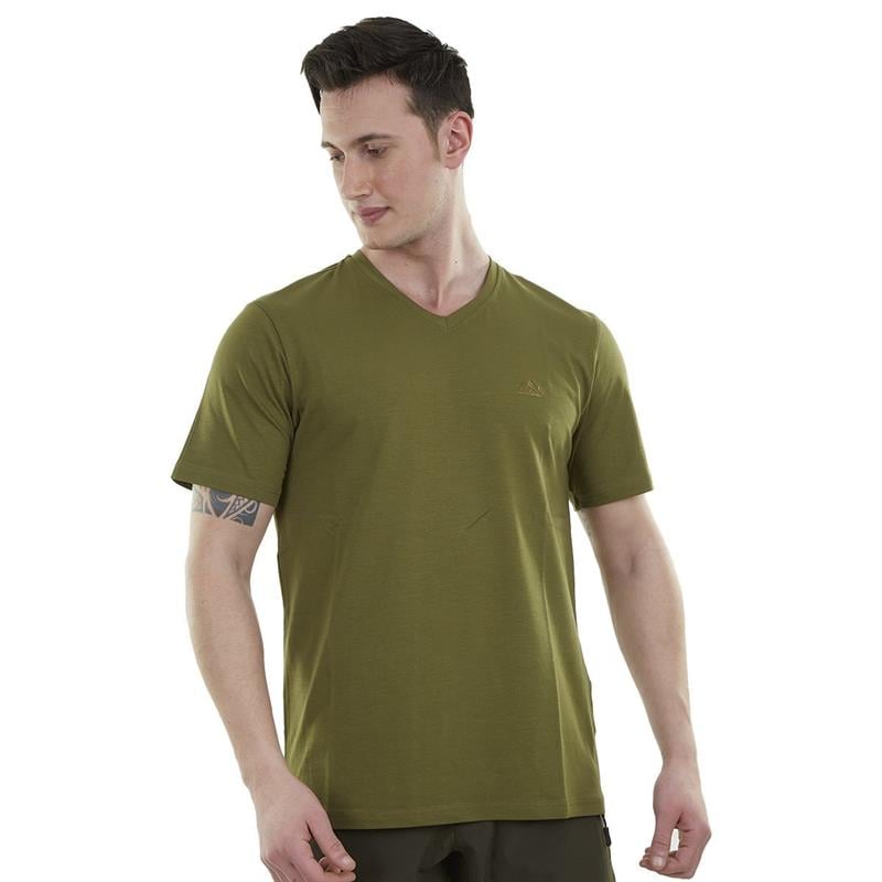 Alpinist Vortex Erkek T-Shirt Haki