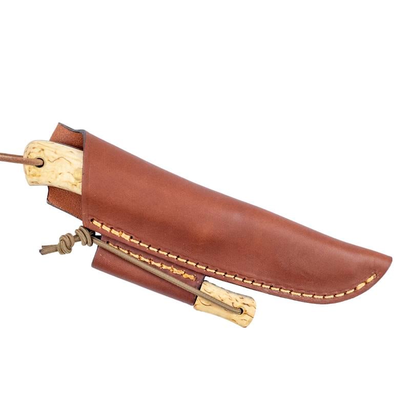 Casström Woodsman Curly Birch/Firesteel. Roger Harrington Design