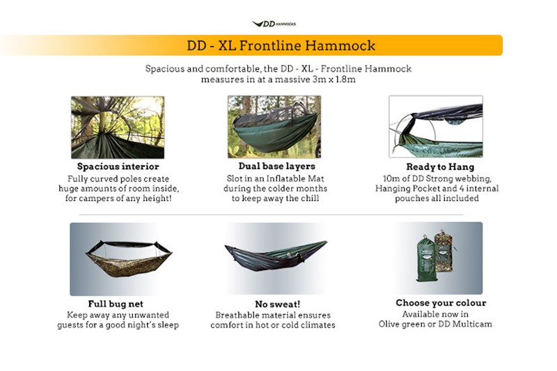 DD - XL - Frontline Hammock - MC