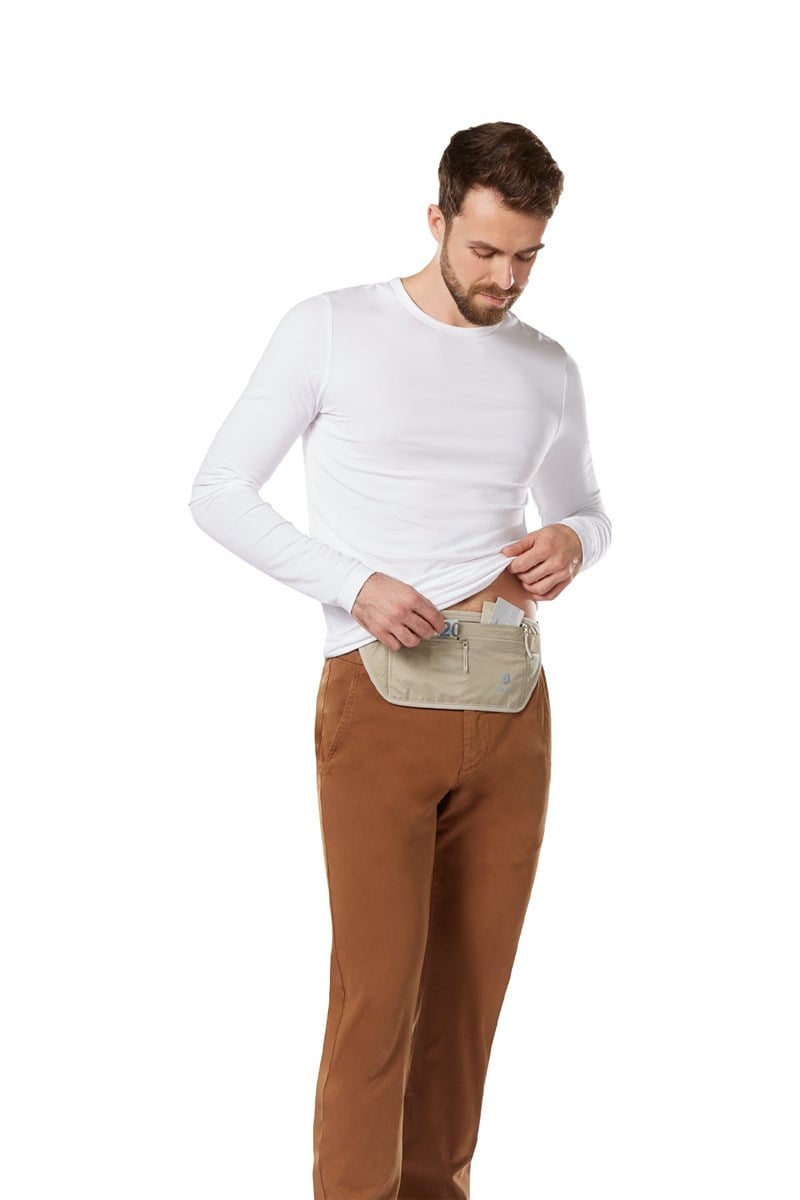 DEUTER  Security Money Belt II Bel Cüzdanı sand