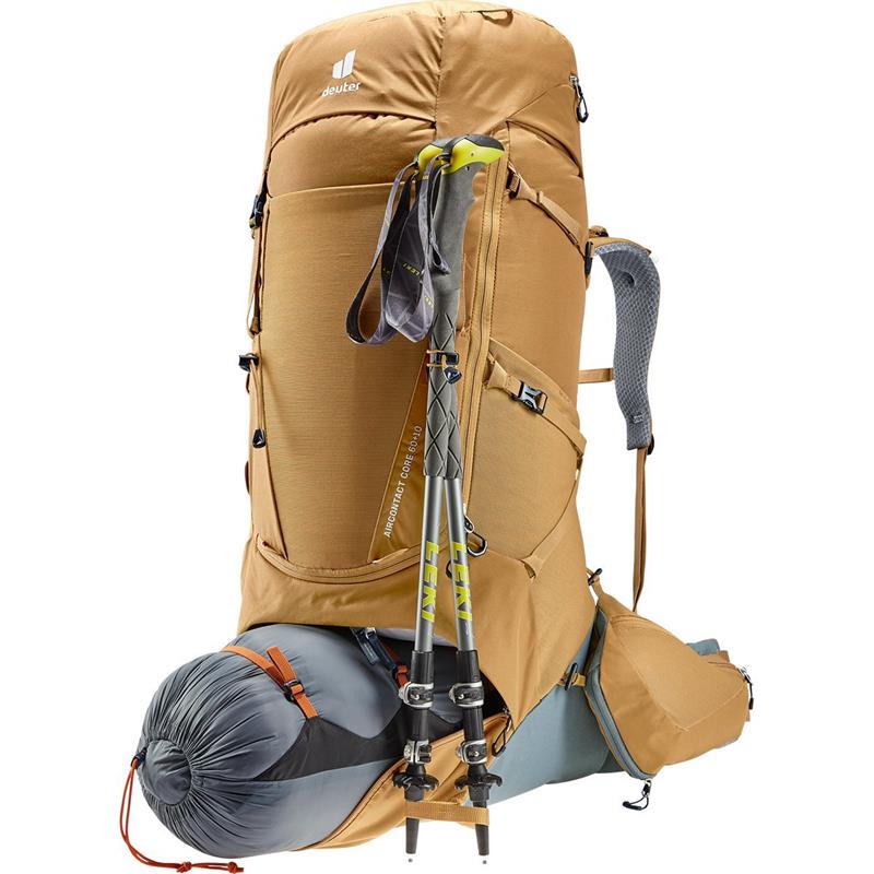 Deuter Aircontact Core 60 + 10 Litre Sırt Çantası almond-teal