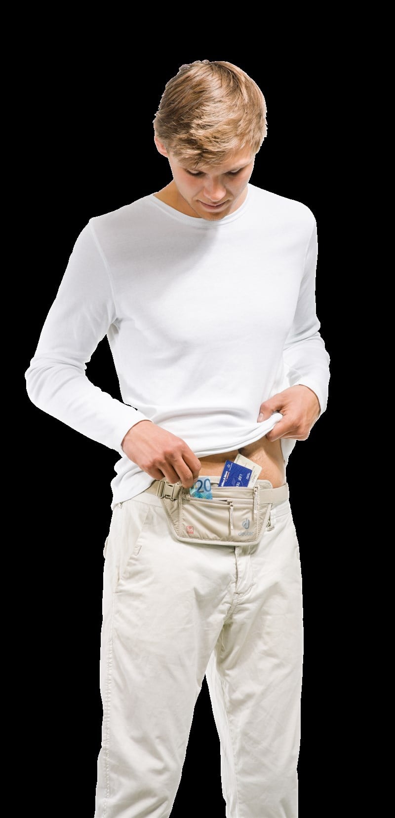 DEUTER Security Money Belt I Rfıd sand