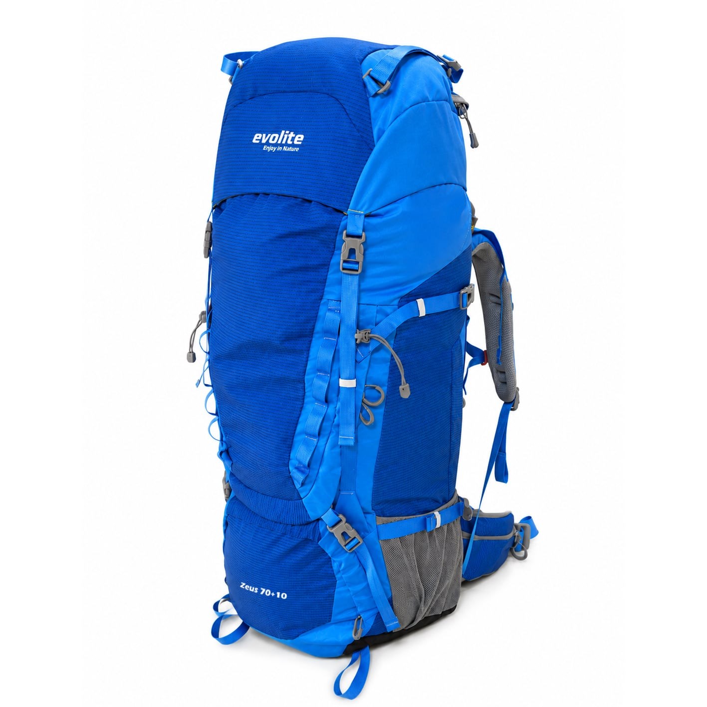 Evolite Zeus 70+10L Sırt Çantası - Mavi
