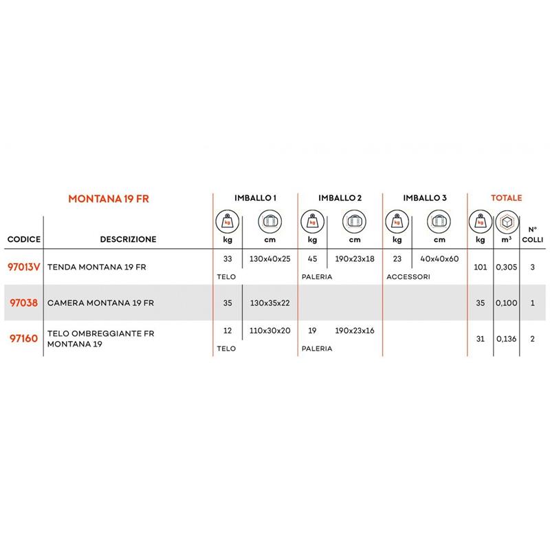 Ferrino Montana Afet Çadırı 19 M.5,1 X 3,85 FR