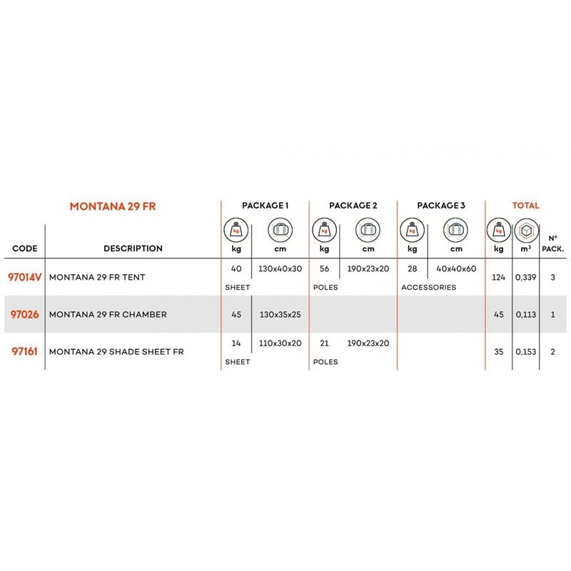 Ferrino Montana Afet Çadırı 29 M.5,1 X 5,80