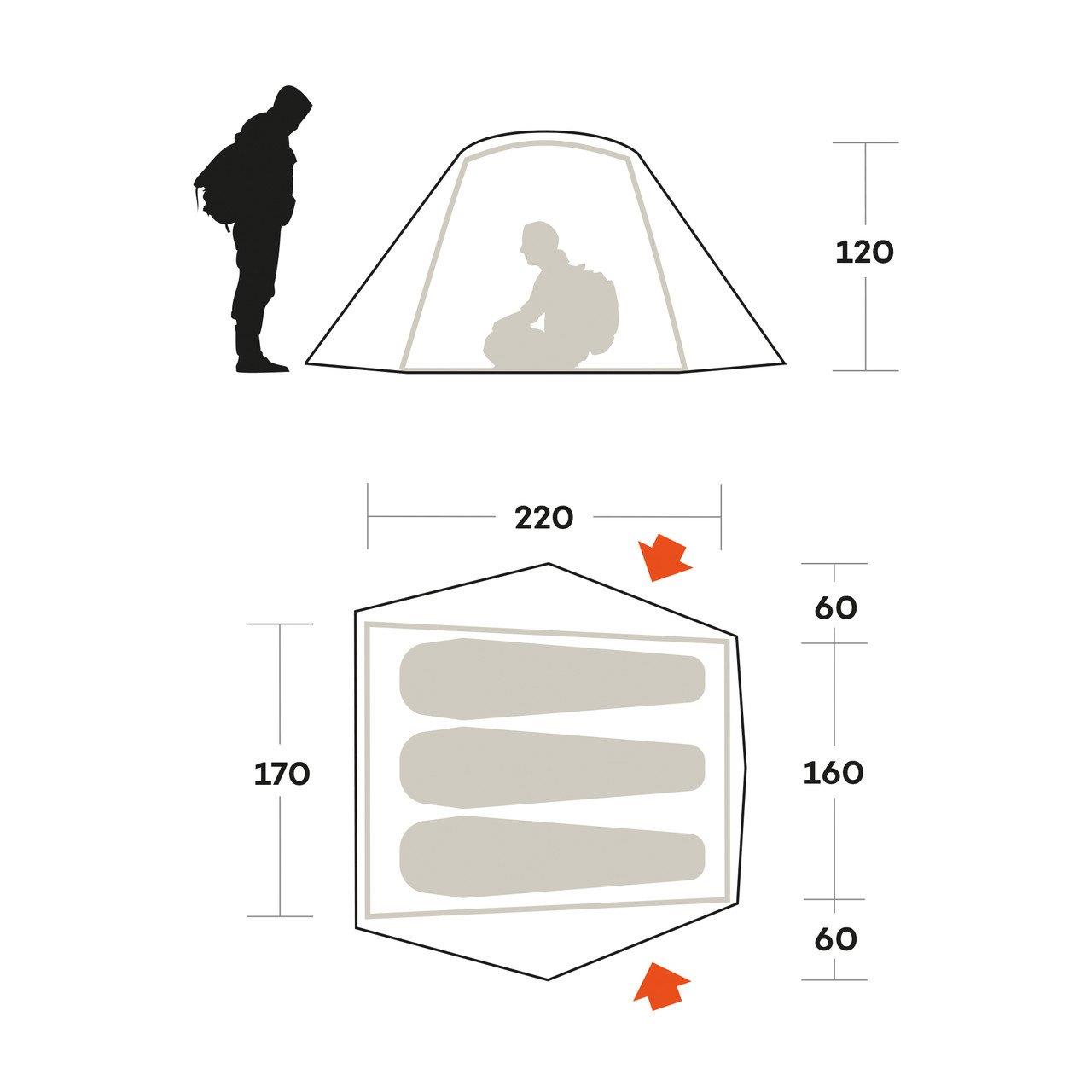 Ferrino Tent Hekla 3 Çadır