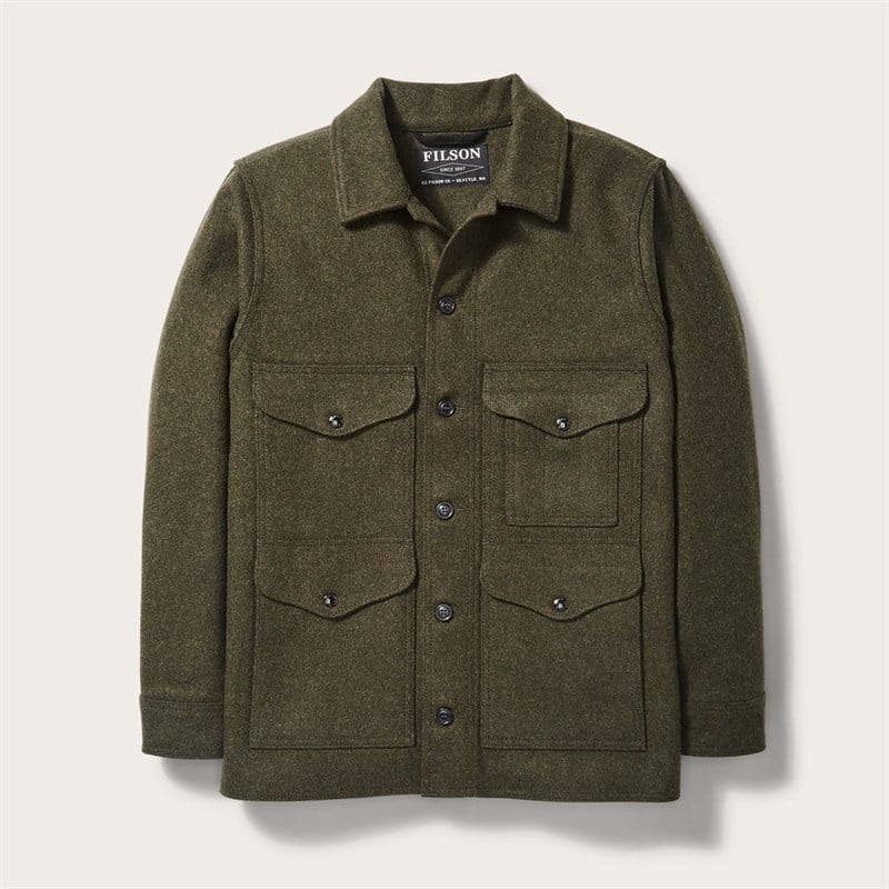 Filson MACKINAW WOOL CRUISER JACKET - Forest Green