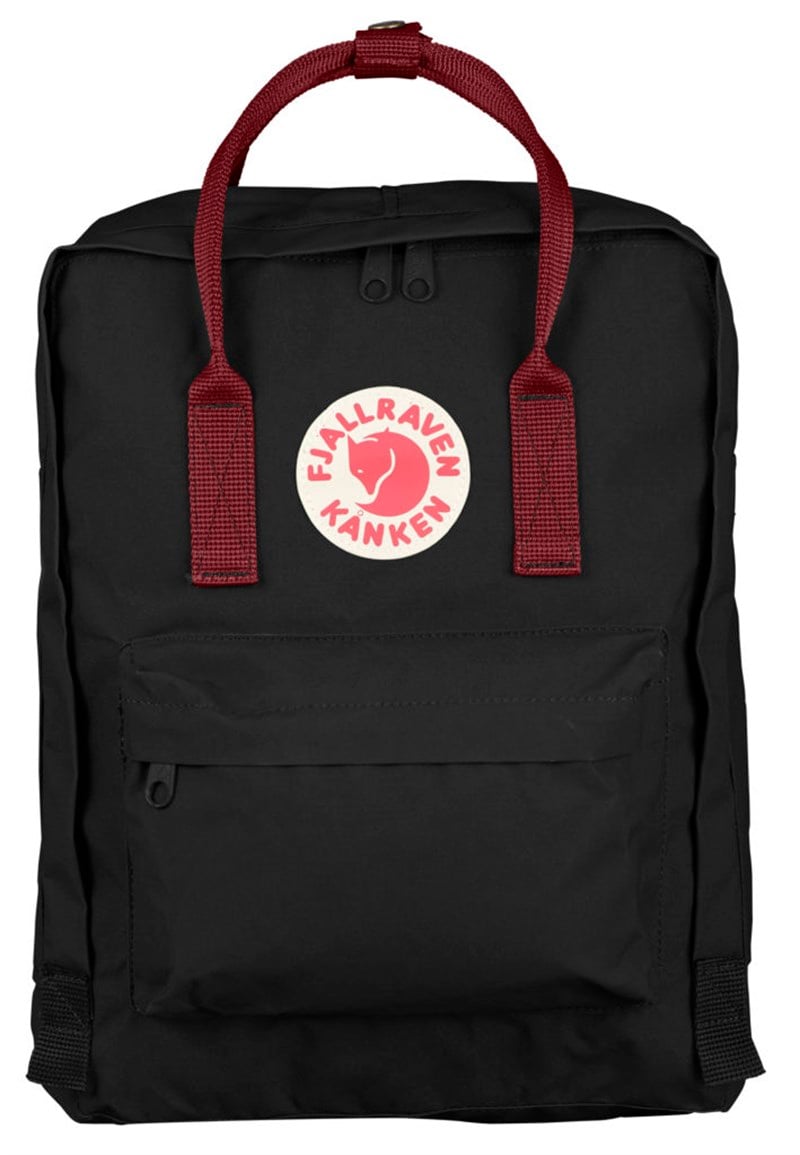 Fjallraven Kanken Classic Black-Ox Red