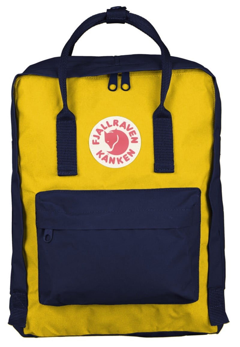 Fjallraven Kanken Classic Navy-Warm Yellow