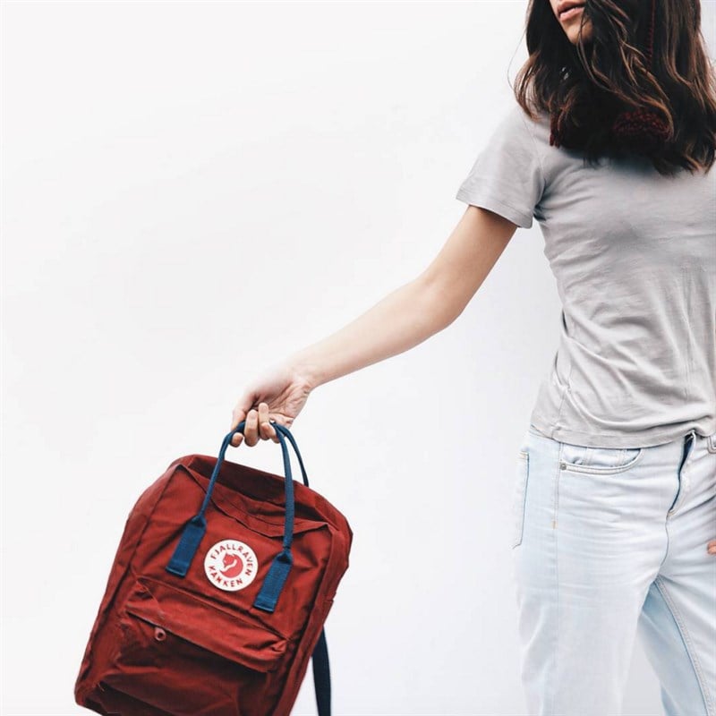 Fjallraven Kanken Classic Ox Red-Royal Blue