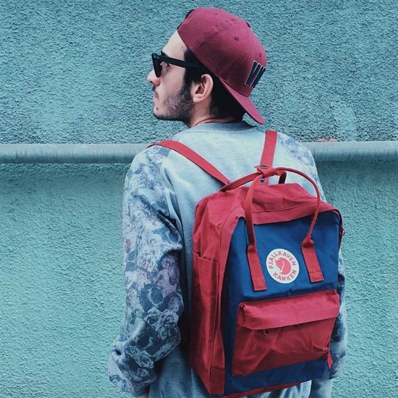 Fjallraven Kanken Classic Royal Blue-Ox Red