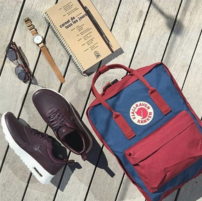 Fjallraven Kanken Classic Royal Blue-Ox Red