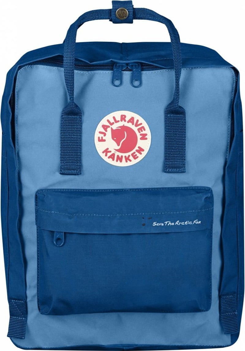 Fjallraven Kanken Classic Save The Arctic Fox Lake Blue-Air Blue