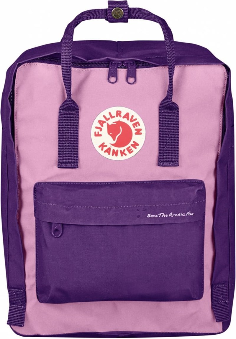 Fjallraven Kanken Classic Save The Arctic Fox Purple-Orchid