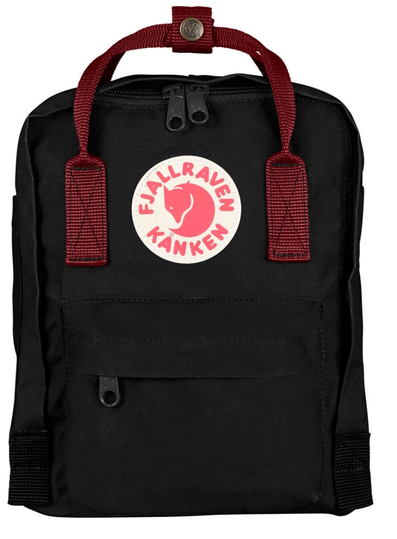 Fjallraven Kanken Mini Black-Ox Red