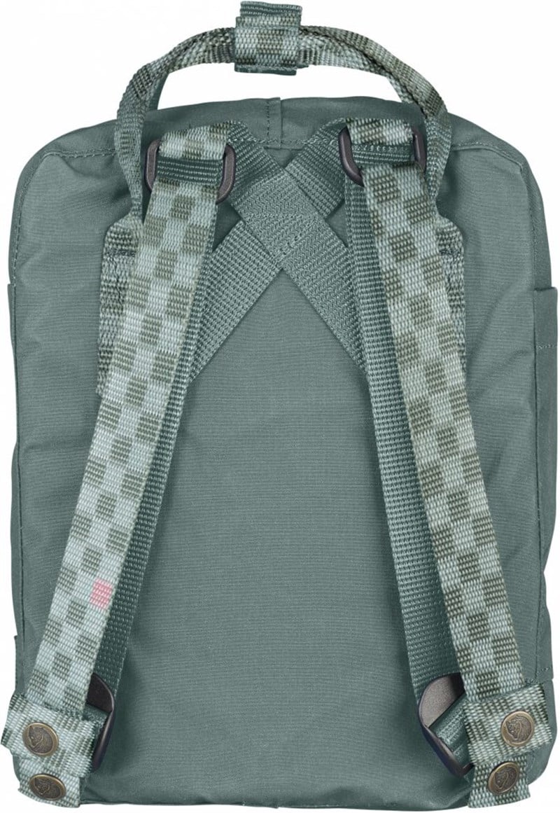 Fjallraven Kanken Mini Frost Green-Chess Pattern