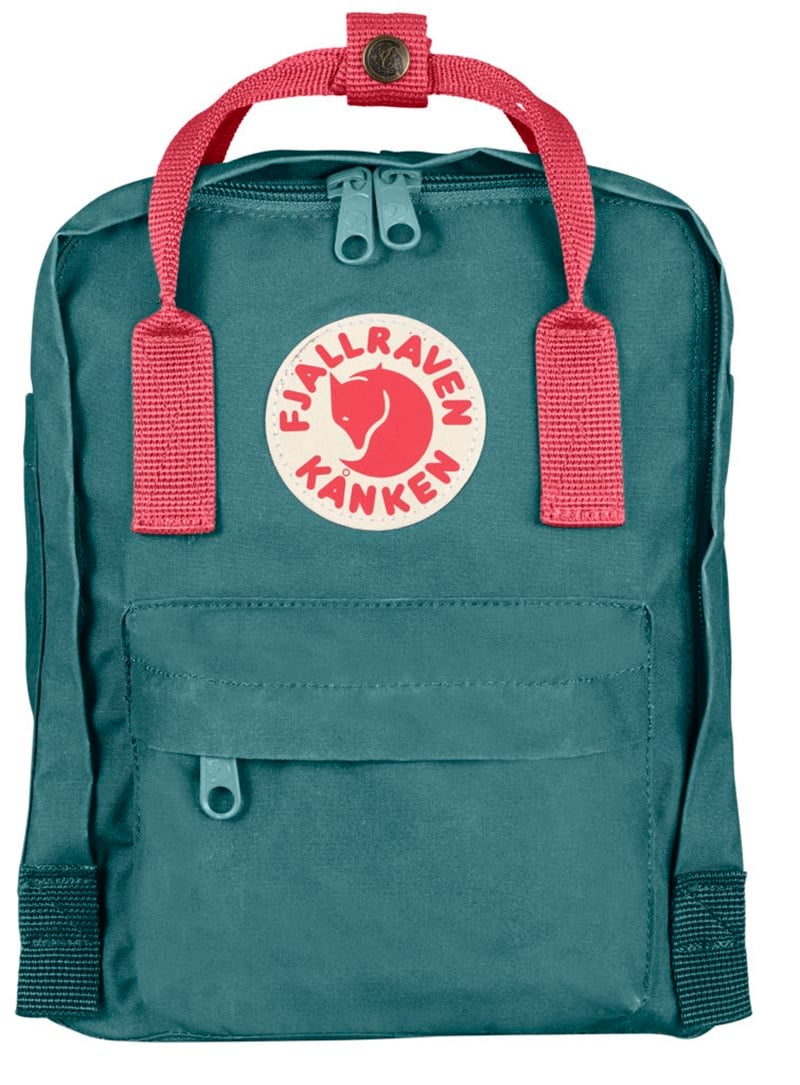 Fjallraven Kanken Mini Frost Green-Peach Pink
