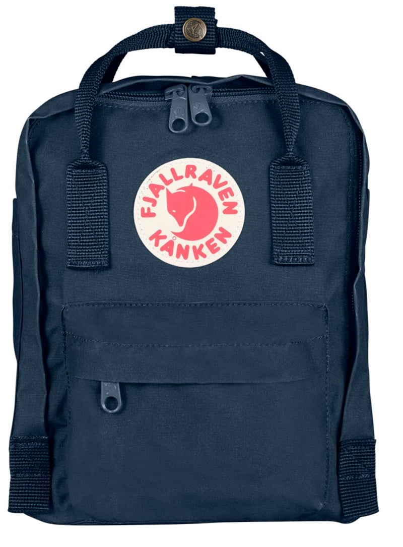 Fjallraven Kanken Mini Navy-Warm Yellow