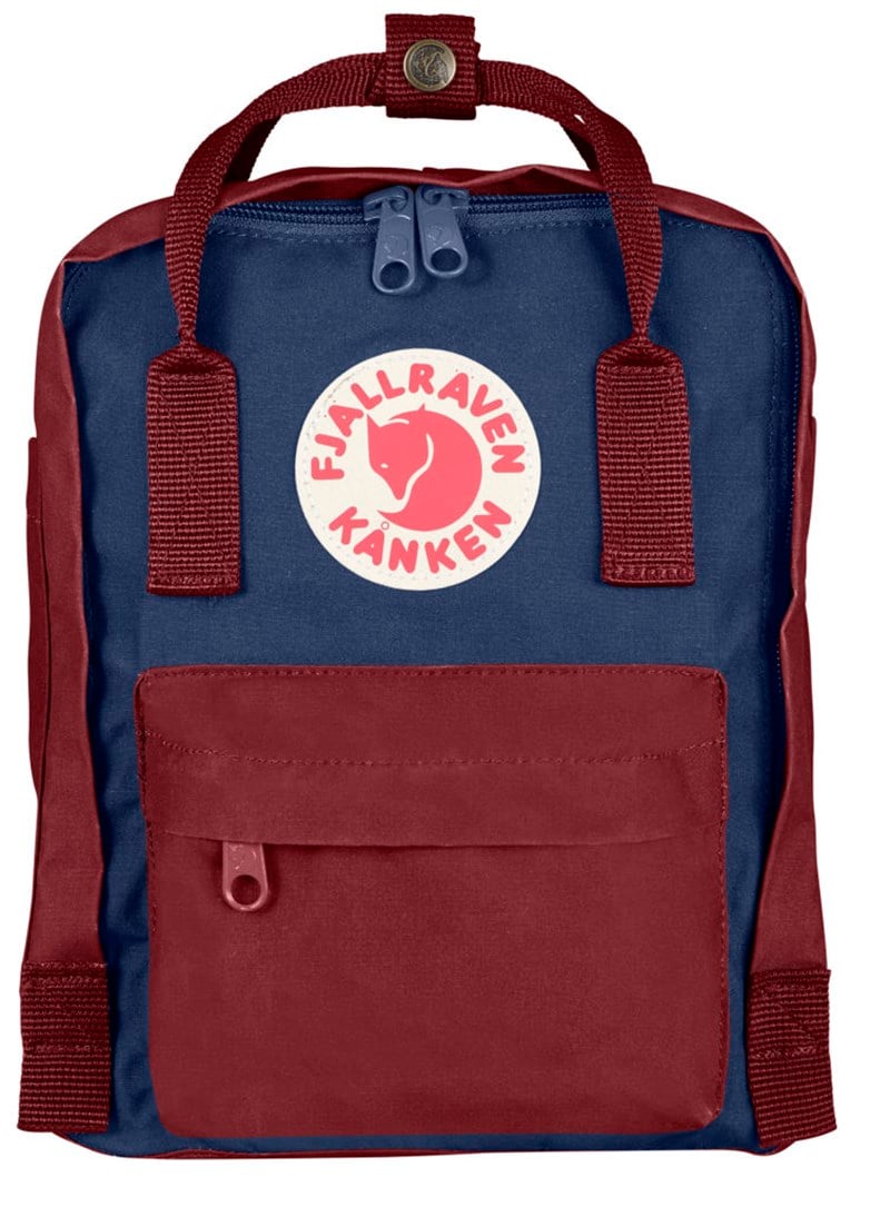 Fjallraven Kanken Mini Royal Blue-Ox Red