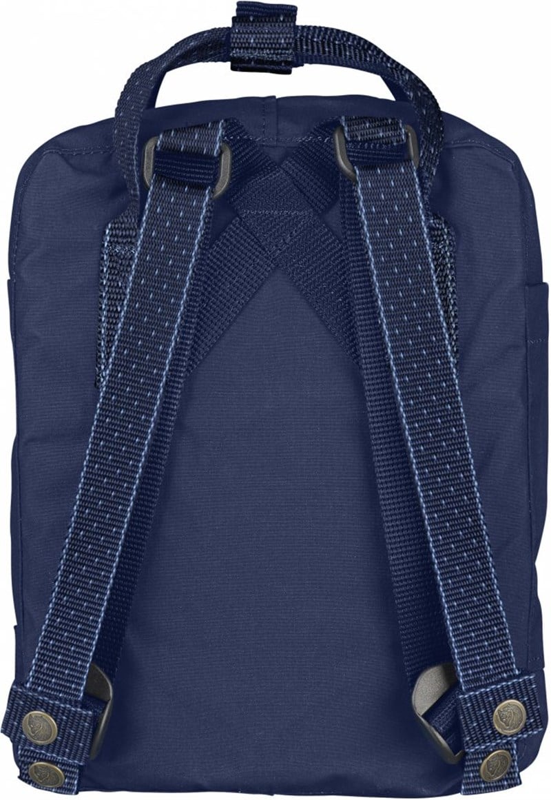 Fjallraven Kanken Mini Royal Blue-Pinstripe Pattern