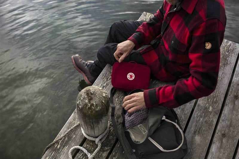 Fjällräven Kånken Toiletry Bag Frost Green