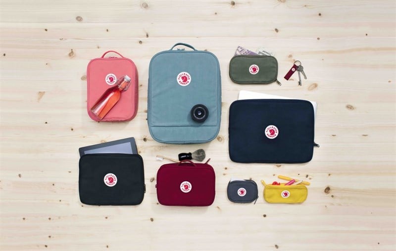 Fjällräven Kånken Travel Wallet Frost Green