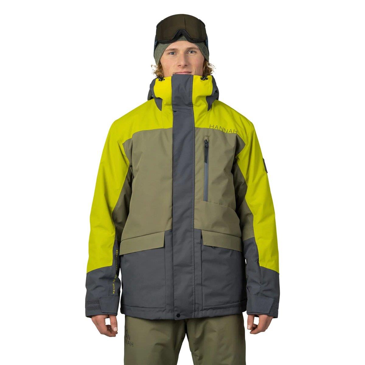 Hannah Garow FD Erkek Outdoor Mont burntolive/citronelle