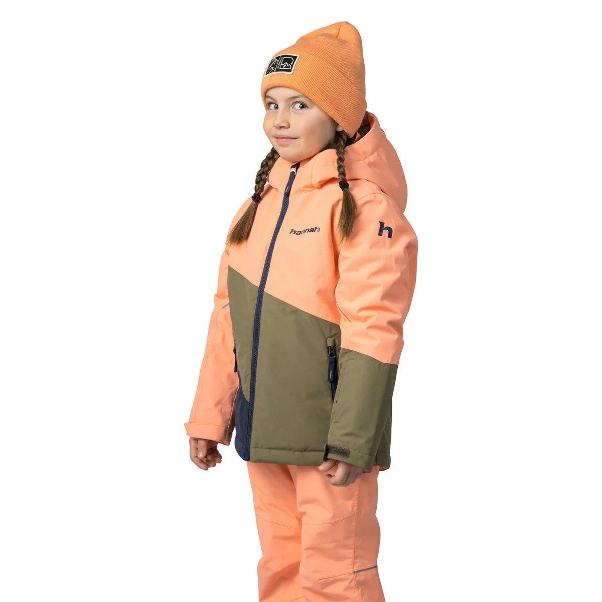 Hannah Kigali Jr Çocuk Kayak Mont cantaloupe/burnt olive