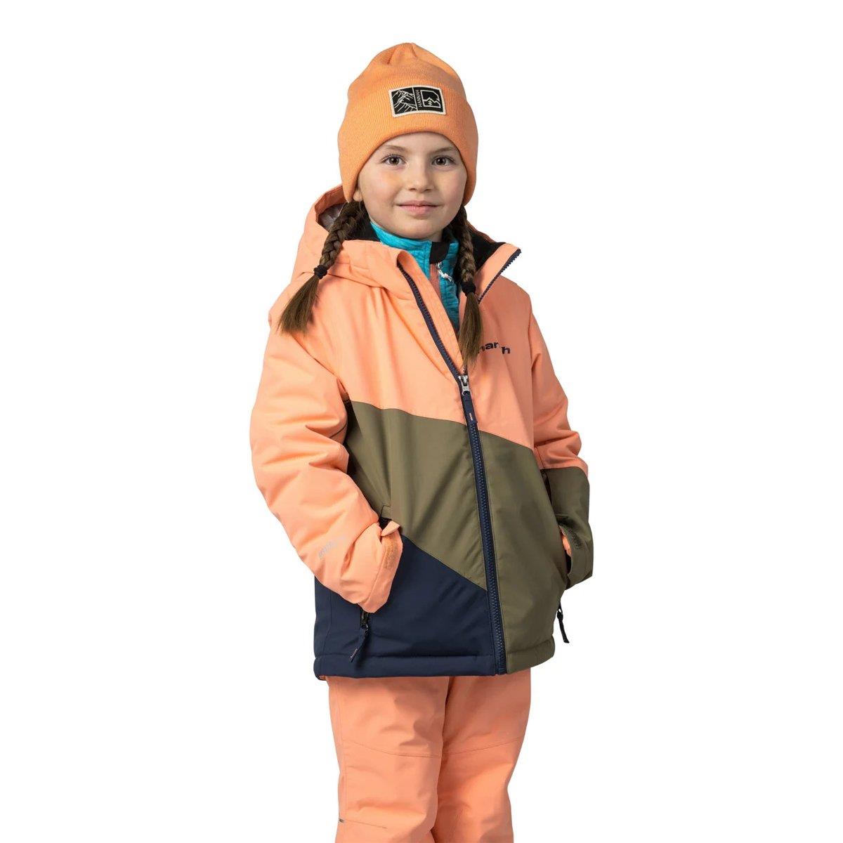 Hannah Kigali Jr Çocuk Kayak Mont cantaloupe/burnt olive