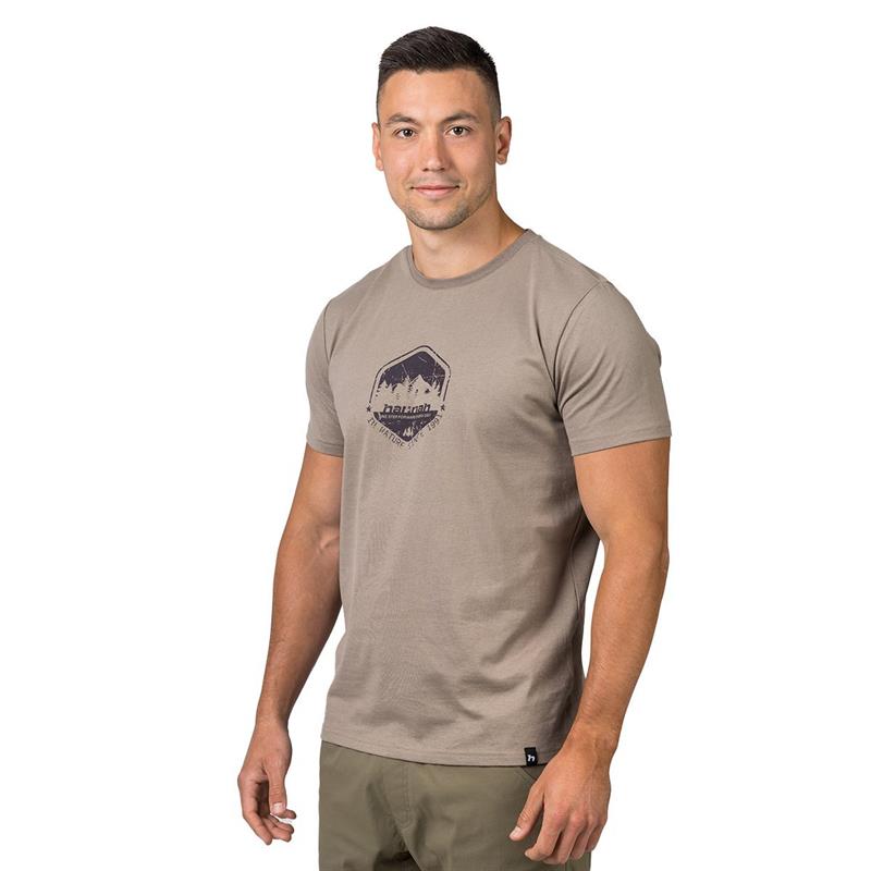 Hannah Ramone Erkek Baskılı T-Shirt Timber Wolf