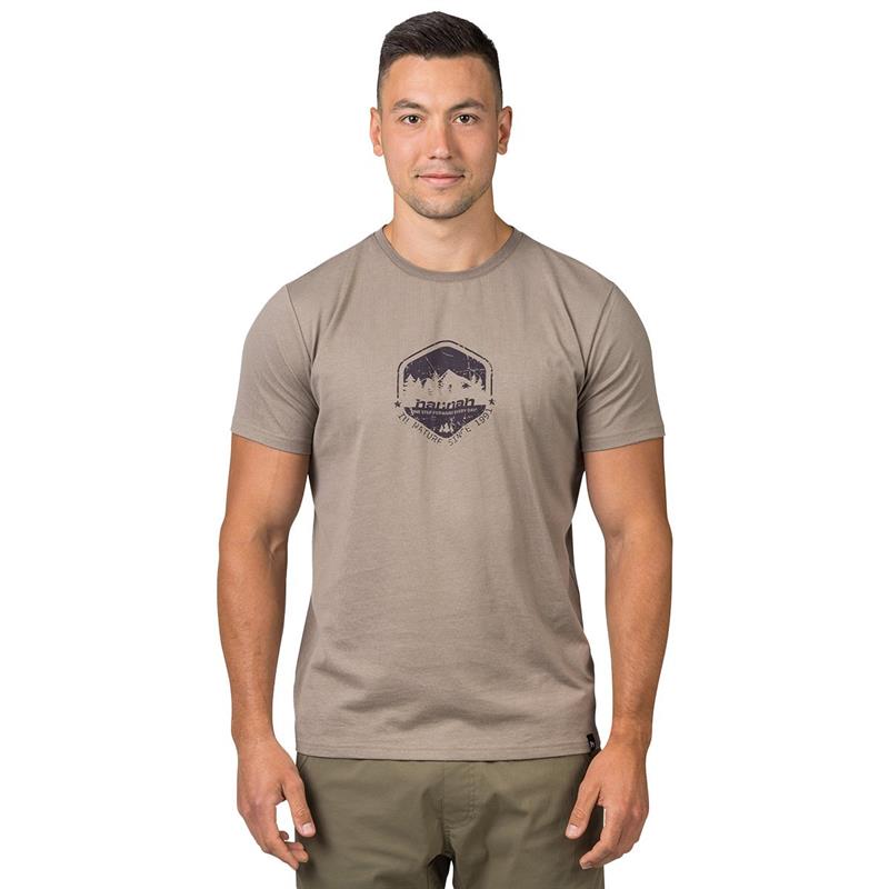 Hannah Ramone Erkek Baskılı T-Shirt Timber Wolf