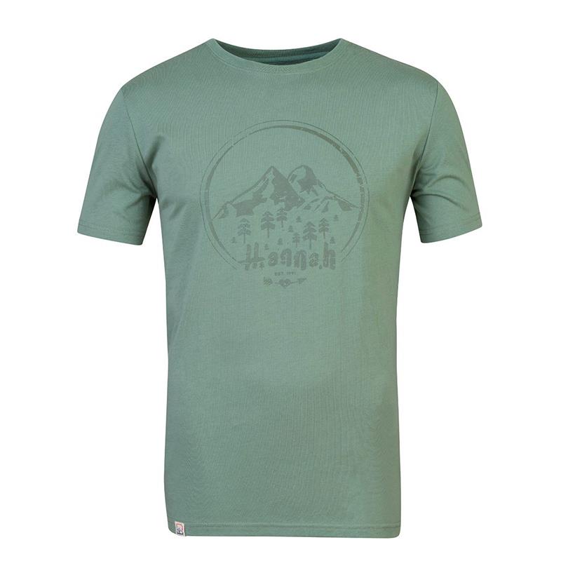 Hannah Ravi Erkek Baskılı T-Shirt Oil Green