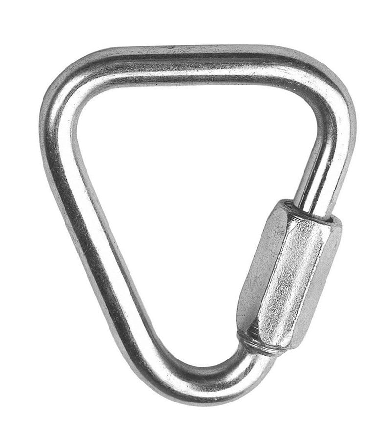 MAILLON SMALL DELTA Çelik Karabina Üçgen Vidalı Zinc-Plated