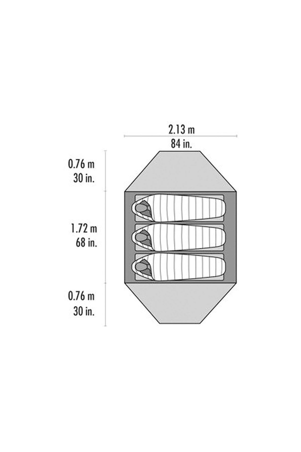 MSR Elixir 3 Kişilik Kamp Çadırı