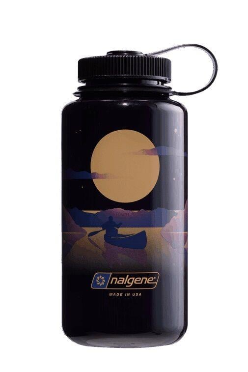 Nalgene 32oz WM Odyssey Gray w/ Moonset